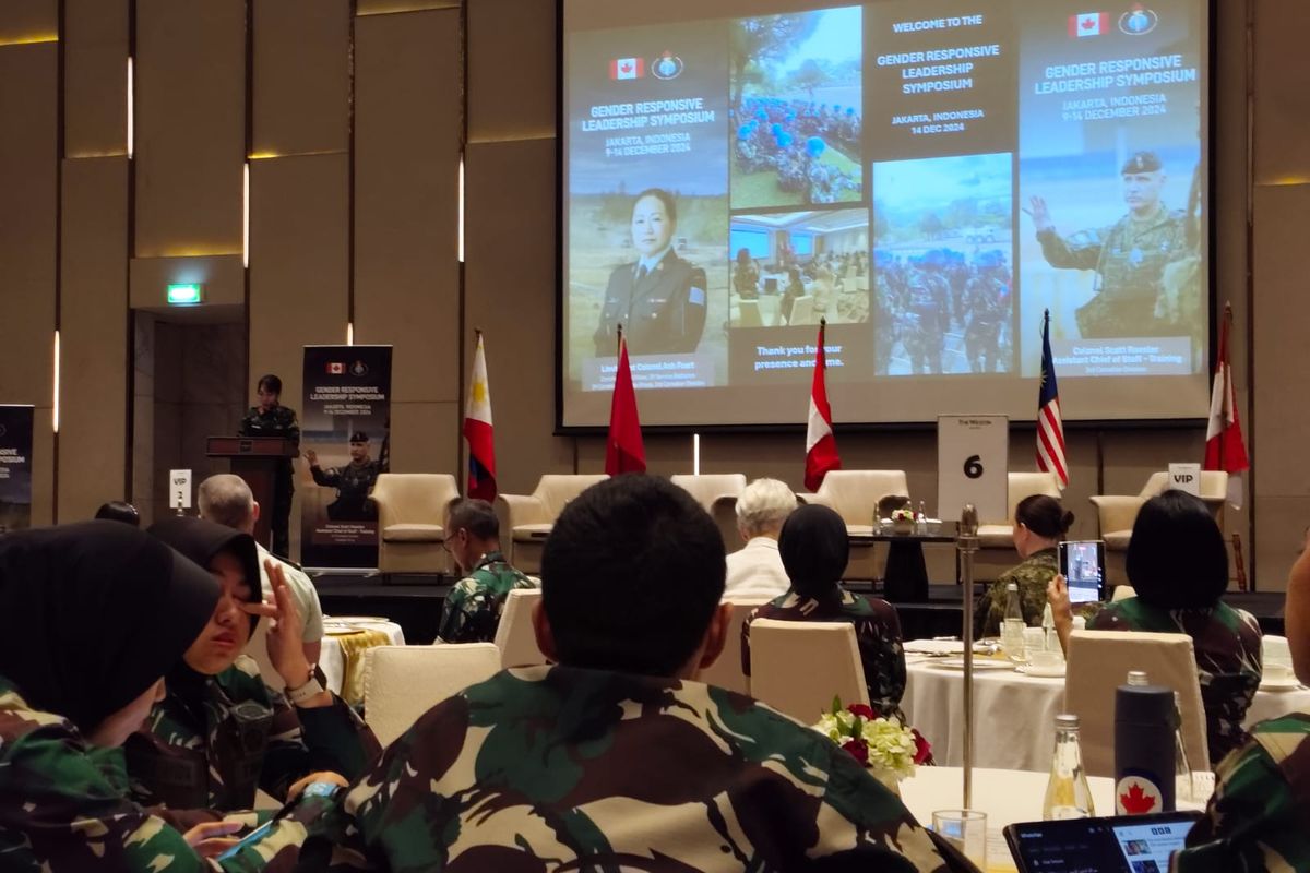 Militer Kanada-TNI Gelar Simposium Kepemimpinan Responsif Gender, Bahas Perubahan Budaya Organisasi dan Memajukan Agenda Perempuan