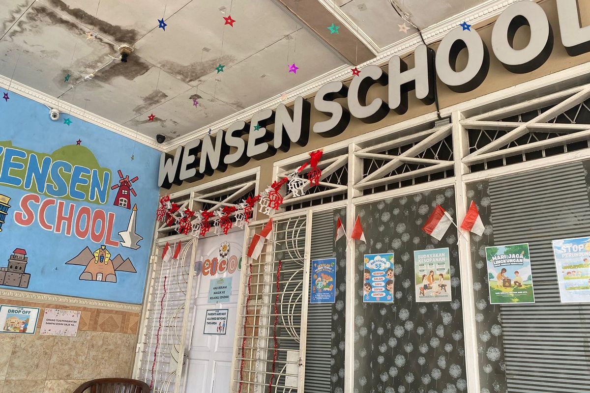 Daycare di Harjamukti, Kota Depok, tempat yang diduga menganiaya batita dua tahun, Rabu (31/7/2024).
