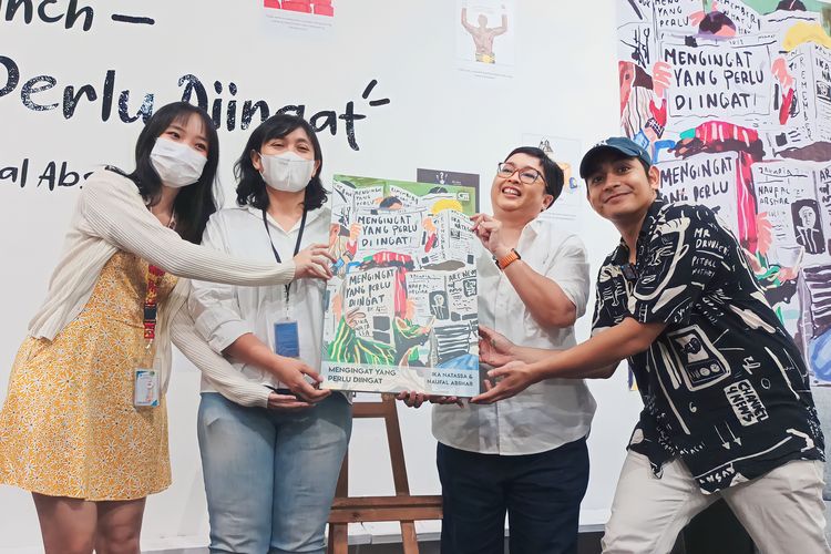 Peluncuran Buku: Mengingat yang Perlu Diingat karya Ika Natassa dan Naufal Abshar, Sabtu (26/08/2023) yang dilaksanakan di Naarthouse, Jakarta Selatan.