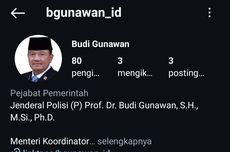 Menko Polkam Budi Gunawan Punya Akun Instagram Baru, @bgunawan_id