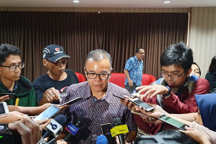 Wakil Ketua Umum PAN Bara Hasibuan di Jakarta, Senin (29/4/2019).