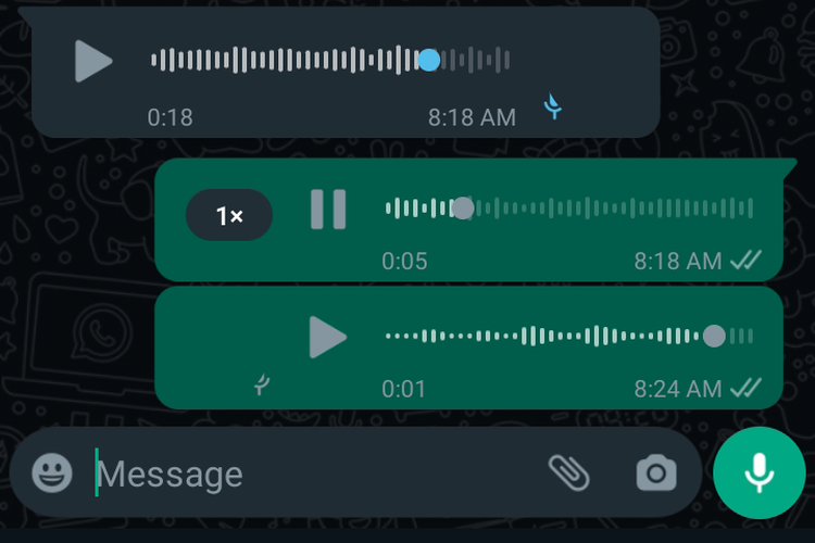 3 Fitur Baru Whatsapp untuk Voice Note, Sudah Coba?