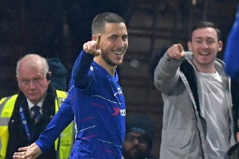 Chelsea Vs West Ham, Suporter Lawan Serukan Hazard ke Real Madrid