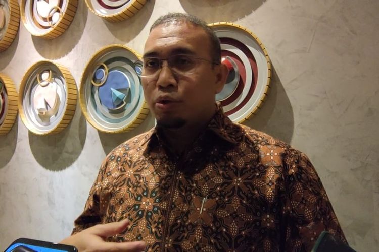  Juru Bicara Partai Gerindra Andre Rosiade saat ditemui di Cikini, Jakarta Pusat, Selasa (10/10/2023). 