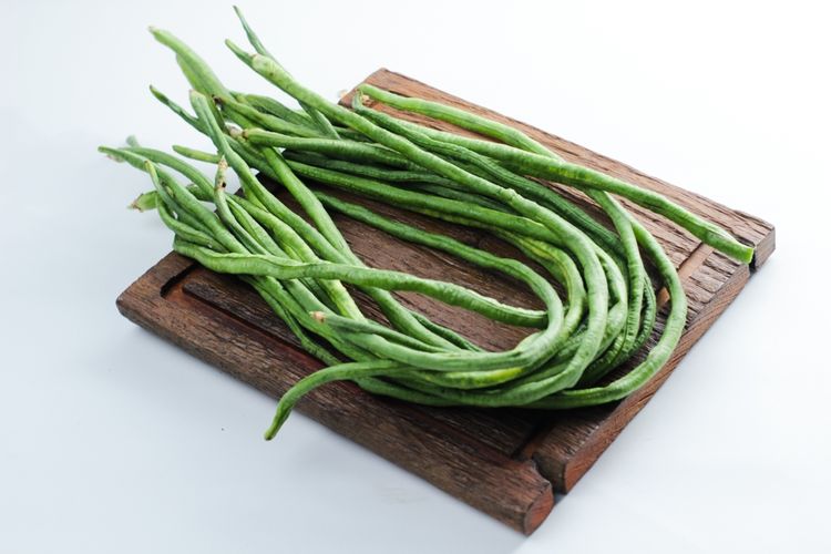 Ilustrasi kacang panjang.