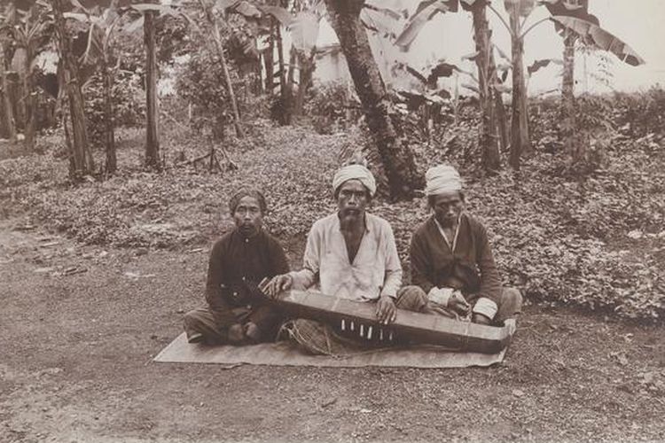 tiga orang Badui tahun 1910