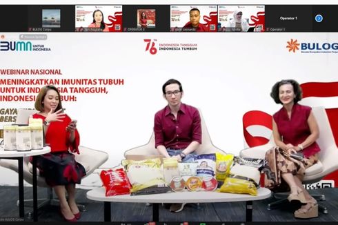 Bulog Gelar Webinar Gaya Hidup Sehat Bersama Beras Fortivit