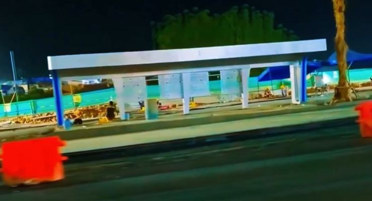 Blue Bird Kontribusi Halte Bus untuk HUT RI di IKN, Ini Wujudnya