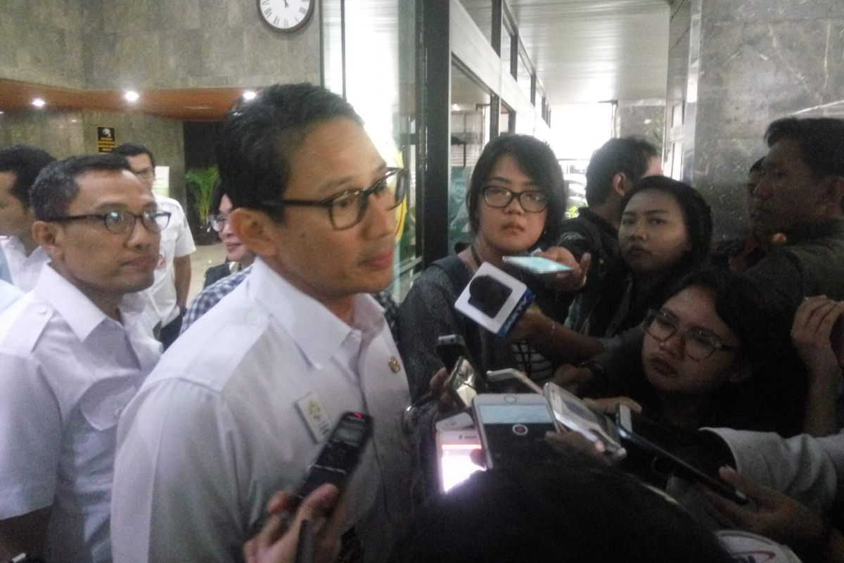 Wakil Gubernur DKI Jakarta Sandiaga Uno