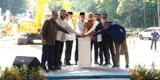 Atasi Titik Rawan Kecelakaan, Menteri Dody Resmikan Groundbreaking Flyover Sitinjau Lauik