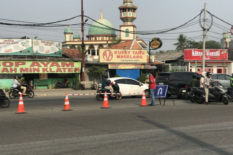 Hari Pertama Uji Coba di Rawa Buntu Tangsel, Pengendara Motor Masih Nekat Lawan Arus