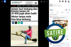 INFOGRAFIK: Konten Satire IKN, Jokowi Naik Motor Terbang Berbentuk Sapu Penyihir