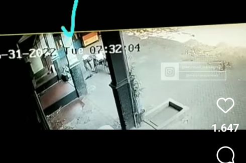 Terekam CCTV, Pencurian Besi di Pinggir Jalan Kota Malang, Ini Kata Polisi