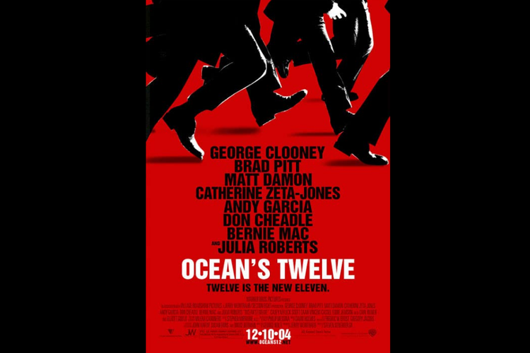 Film komedi aksi Ocean's Twelve (2004).