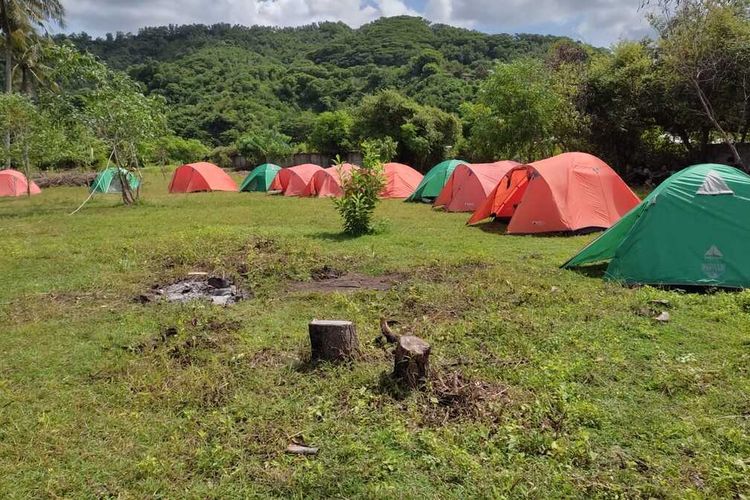 lokasi camping ground di dekat sirkuit Mandalika