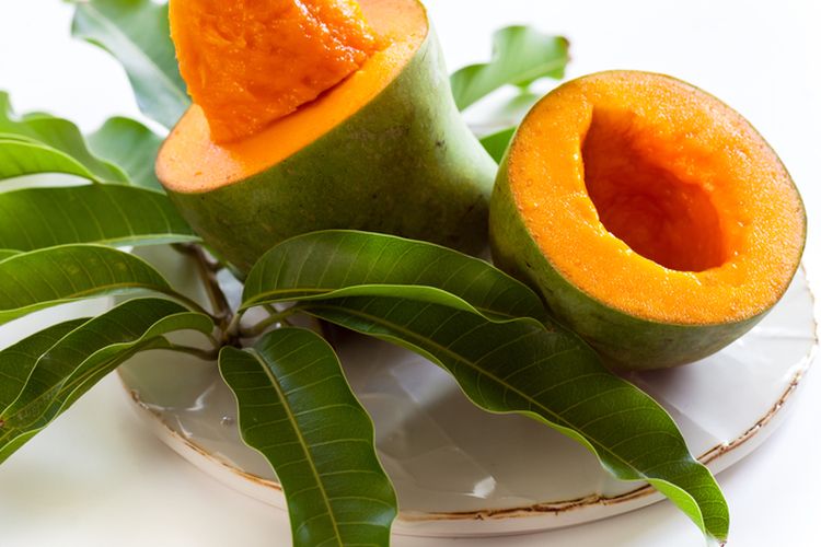 Ilustrasi mangga alpukat.