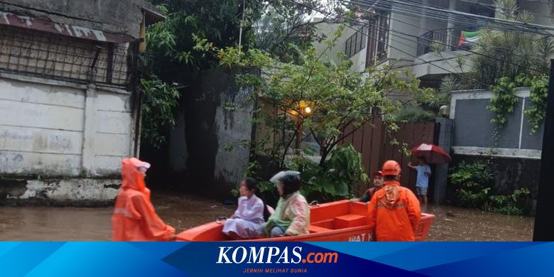 Info Banjir Jakarta Hari Ini: 2 RT Terendam, 150 Warga Mengungsi