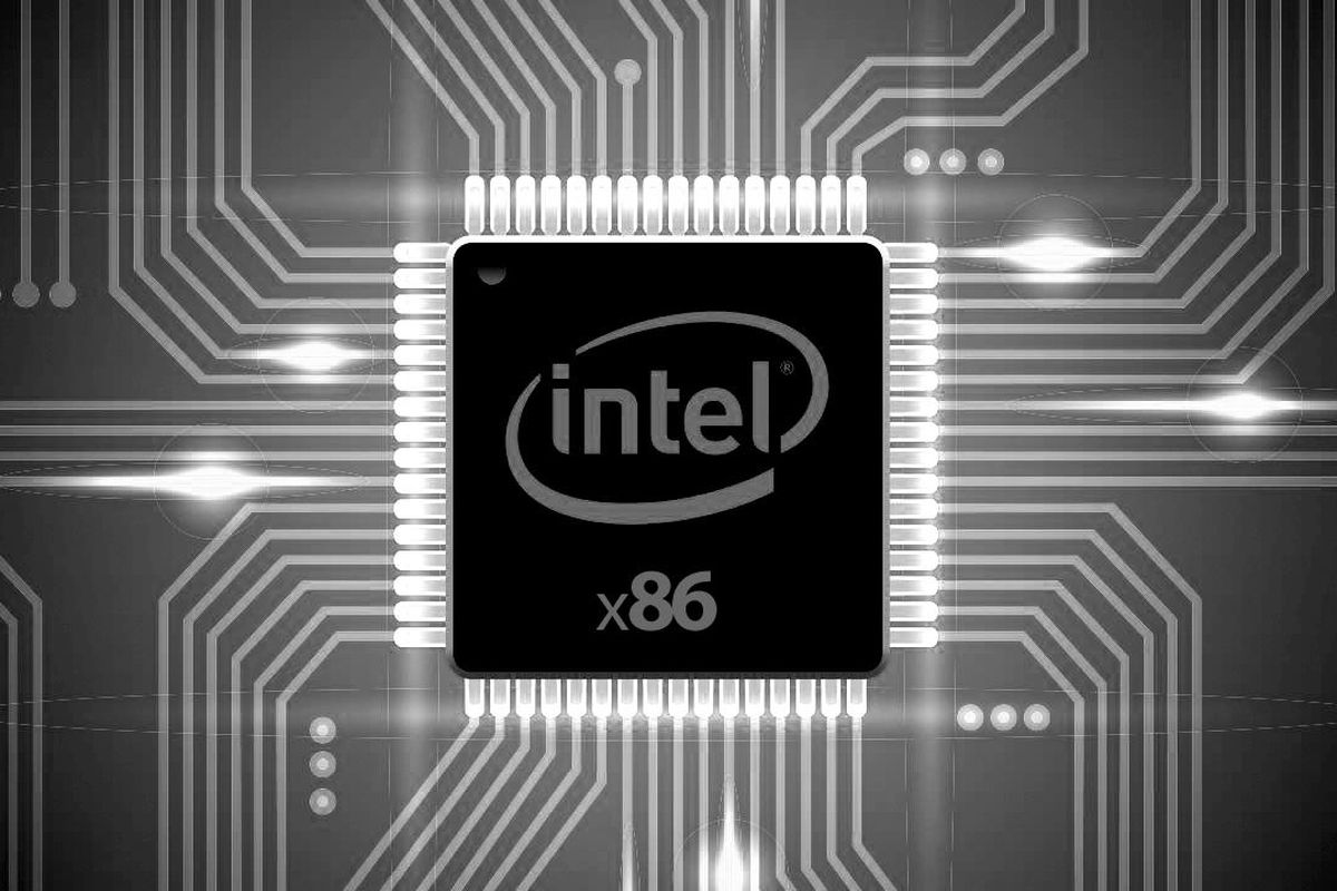 Ilustrasi arsitektur Intel X86.