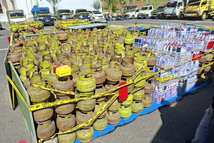Praktik Penyelewengan Elpiji Subsidi di Kalsel, Polisi Sita 1.211 Tabung 