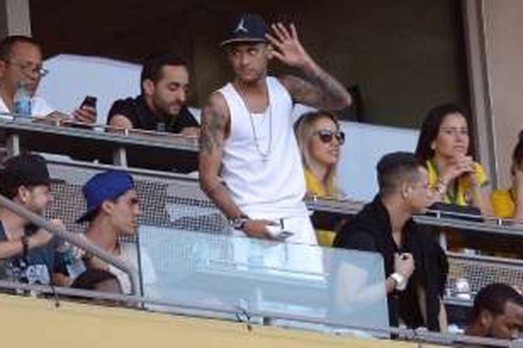 Penyerang FC Barcelona, Neymar.