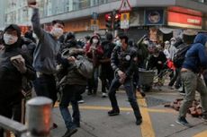 Bentrokan Pecah di Hongkong Saat Polisi Tertibkan PKL