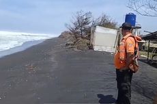 Gelombang Tinggi Rusak Tambak di Kulon Progo, Pengunjung Dilarang Dekati Bibir Pantai