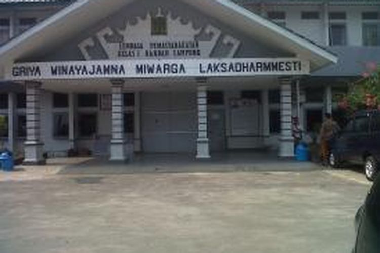 Lembaga Pemasyarakatan Kelas I Rajabasa, Kota Bandarlampung, Lampung.