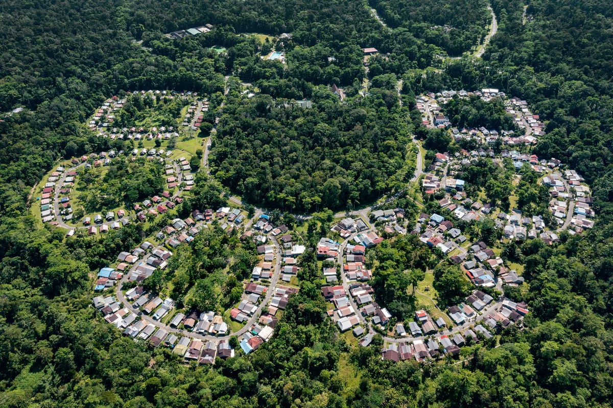Kota Kuala Kencana di Kabupaten Mimika, Papua Tengah.