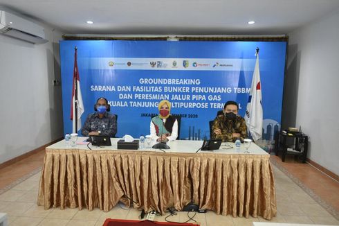 Bangun Sarfas BBM & Pipa Gas, Sinergi Pertamina & Pelindo 1 Penuhi Energi untuk Industri di Kuala Tanjung