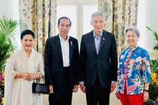 Makan Siang dengan PM Singapura, Jokowi Disuguhi Nasi Hainan hingga Pisang Goreng