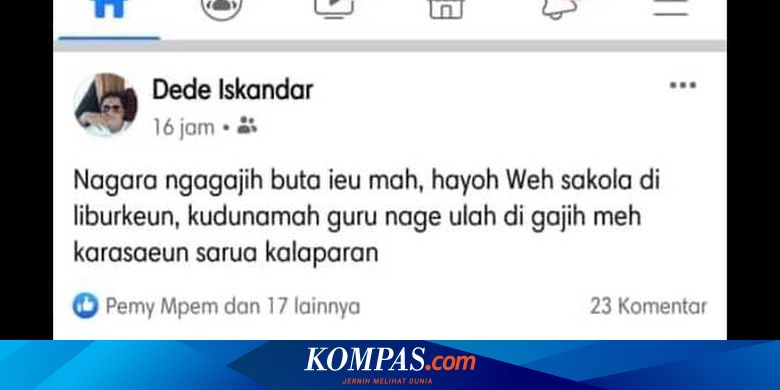 Hina Guru Via Facebook Pria Ini Hendak Klarifikasi Tetapi Berujung Ricuh