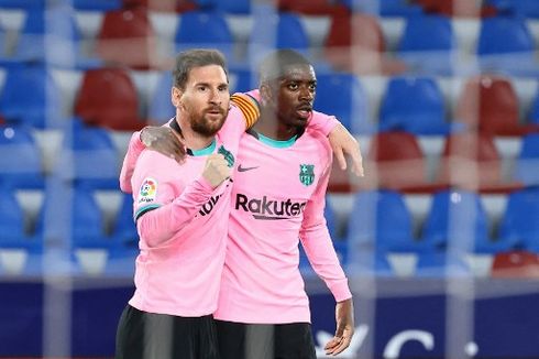 Babak 1 Levante Vs Barcelona - Messi Cetak Gol Voli, Blaugrana Unggul