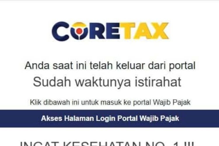 Bagi yang belum tahu apa itu Coretax pajak, Coretax adalah sistem terpadu perpajakan untuk memudahkan pelaporan dan pembayaran wajib pajak.
