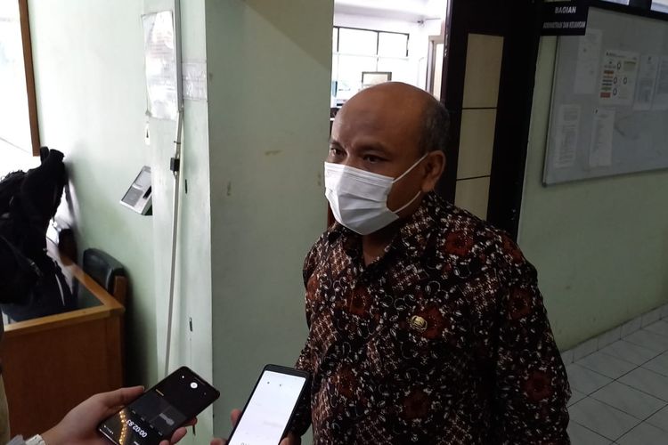 Penjabat (PJ) Wali Kota Yogyakarta Sumadi di Balai Kota Yogyakarta