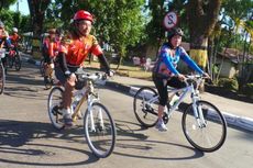 Kompas Jelajah Sepeda Capai Finis di Makassar