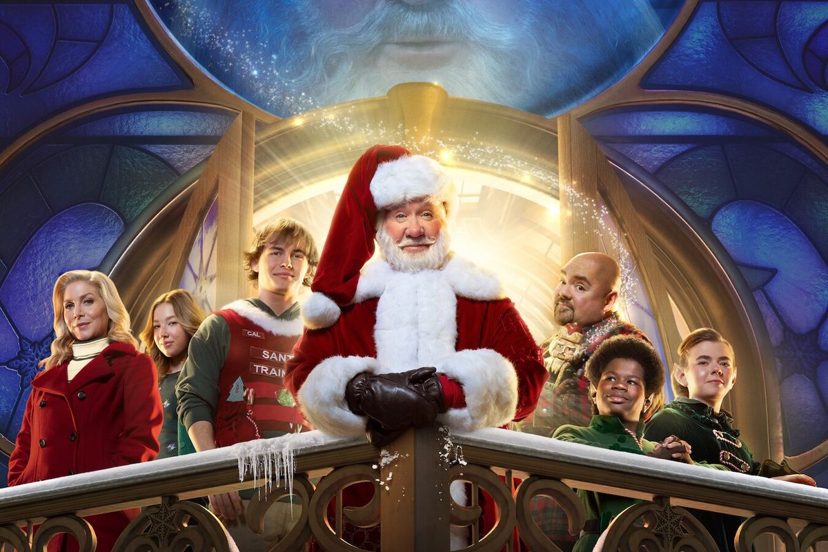 Poster resmi serial The Santa Clauses musim kedua, seperti apa yang dikeluarkan dalam laman resmi Disney+.