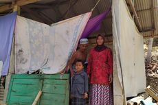 Kisah Keluarga Mat Suri Tinggal di Rumah Berdinding Terpal dan Sarung Bekas 