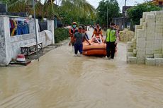 Anak Kali Lamong Meluap, Desa di 2 Kecamatan di Gresik Terendam Air