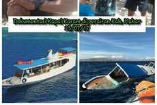 Kapal Pengangkut Wisatawan Asing Tenggelam di Pulau Komodo