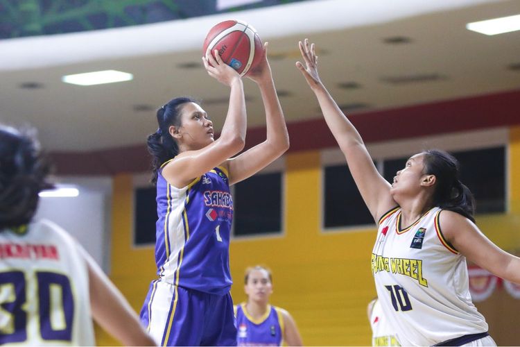 Sahabat mampu memenangi duel melawan Flying Wheel Makassar dengan skor 68-39, di GOR Soemantri Brodjonegoro, Kamis (13/2/2020), Srikandi Cup 2020 Seri 2
