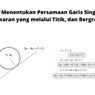 Cara Menentukan Persamaan Garis Singgung Lingkaran yang melalui Titik, dan Bergradien