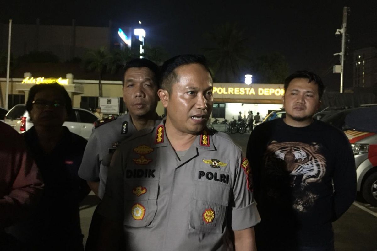 Kapolresta Depok Komisaris Besar Polisi Didik Sugiarto, di Polresta Depok, Jumat (21/9/2018).