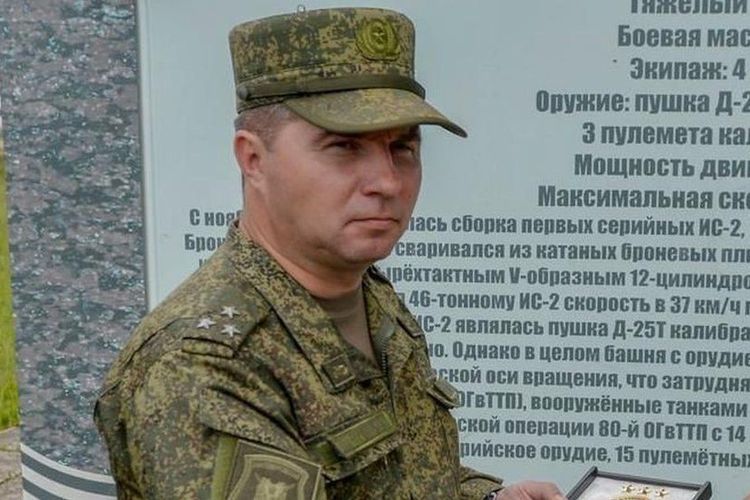 Foto Mayor Jenderal Vladimir Zavadsky, wakil komandan Korps Angkatan Darat ke-14 Armada Utara yang tewas di Ukraina.
