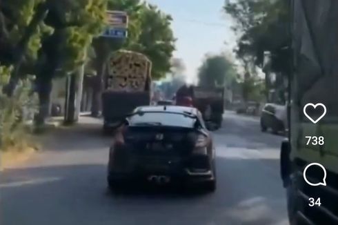 Viral Video Honda Civic Ugal-ugalan di Jalur Pantura Probolinggo