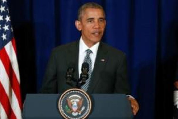 Presiden Barack Obama hari Minggu (22/11) mengatakan kelompok ISIS 