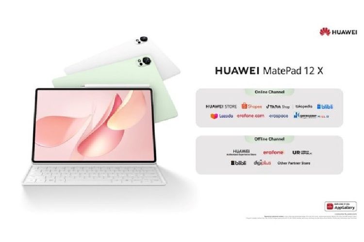 HUAWEI MatePad 12 X (2026) bisa didapatkan di berbagai platform. 