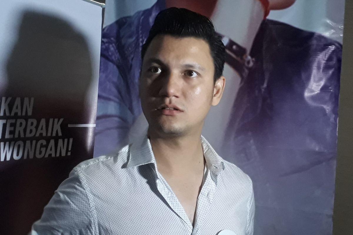 Christian Sugiono saat dijumpai di XXI Lounge, Plaza Senayan, Jakarta Pusat, Rabu (26/7/2017).