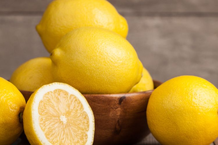 Ilustrasi lemon. 
