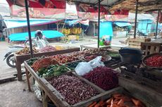 Harga Bahan Pokok Naik, Pedagang Pasar Kemiri Muka Keluhkan Pembeli Menurun
