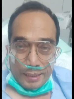 Tangkapan layar video Menteri Perhubungan Budi Karya Sumadi mengucapkan terima kasih kepada Presiden Joko Widodo dan RSPAD Gatot Soebroto yang telah merawatnya setelah dikonfirmasi positif virus corona.